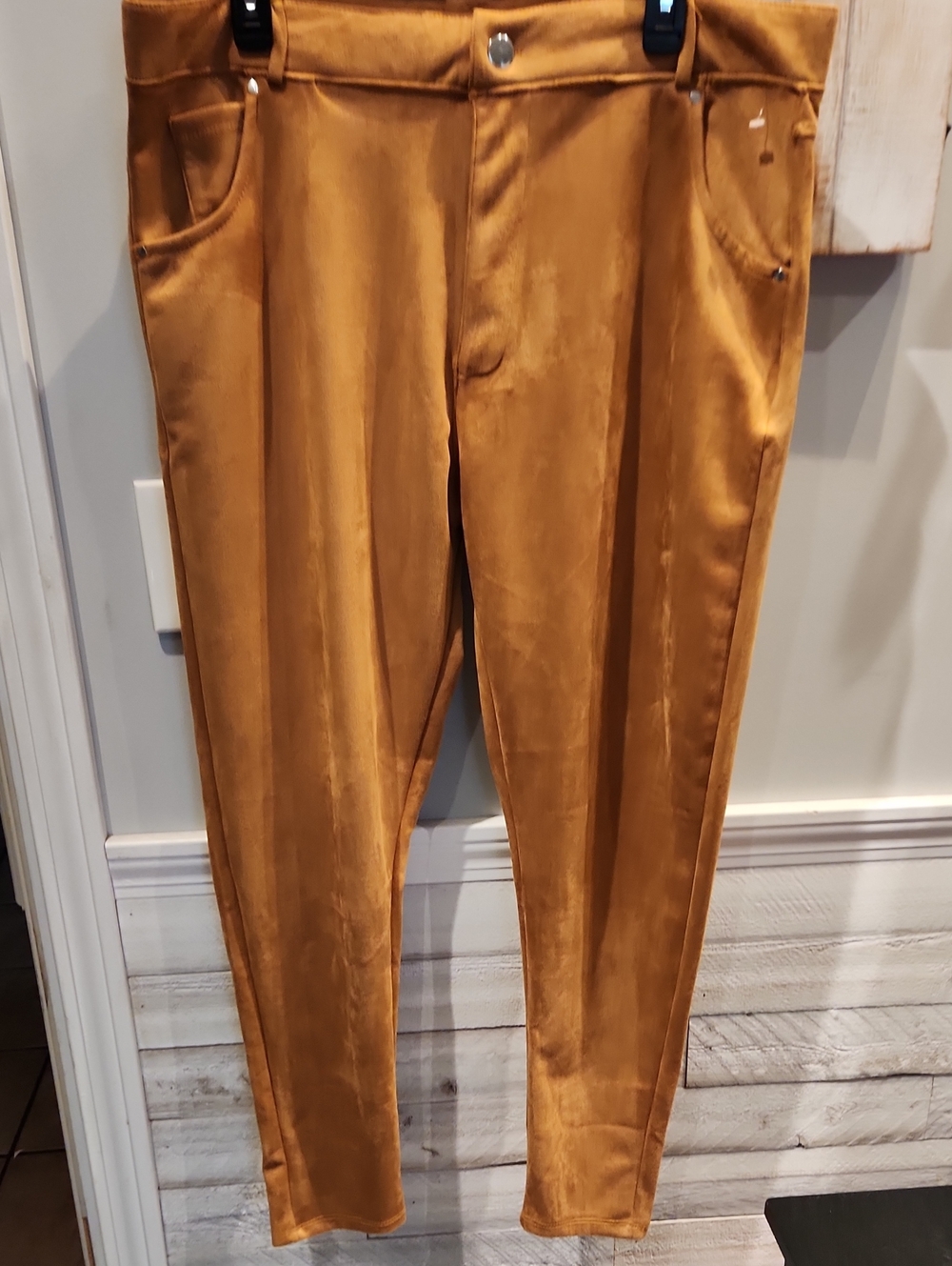 NYC Mustard Yellow Women's Stretch Chinos